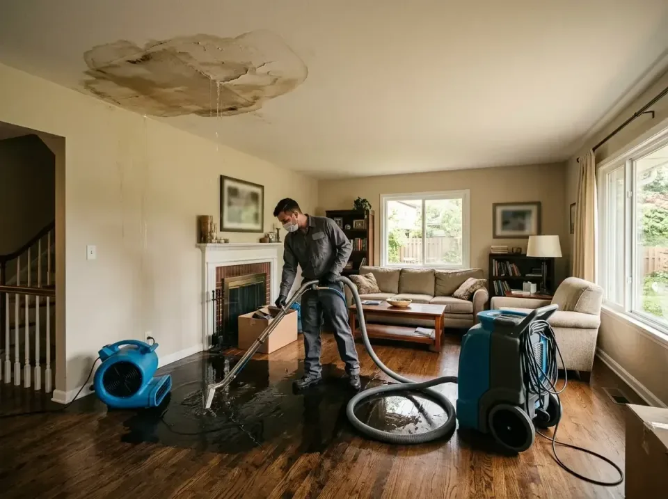 attic-pipe-burst-ceiling-drip-008 — frequently asked questions, Water Damage Restoration & Carpet Care in Bryant, WA